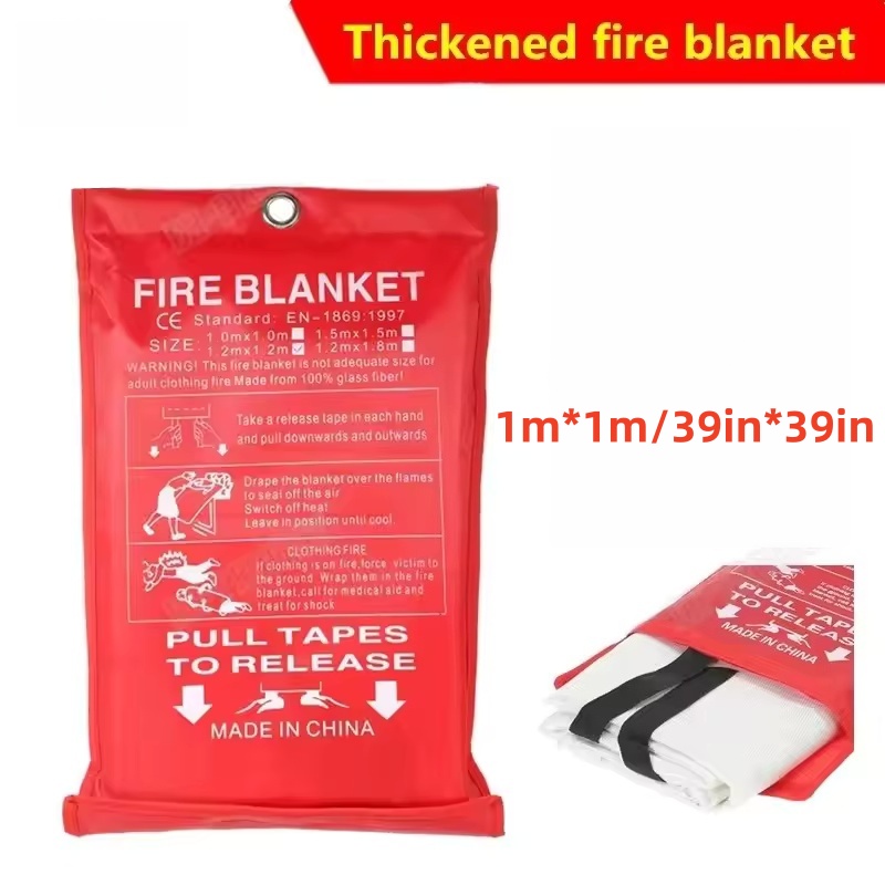 1mx1m Fire Blanket Emergency E - Fire Blanket Kitchen ulasan dan harga
