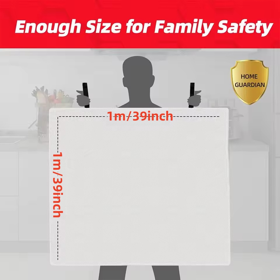 1mx1m Fire Blanket Emergency E - Fire Blanket Kitchen ulasan dan harga