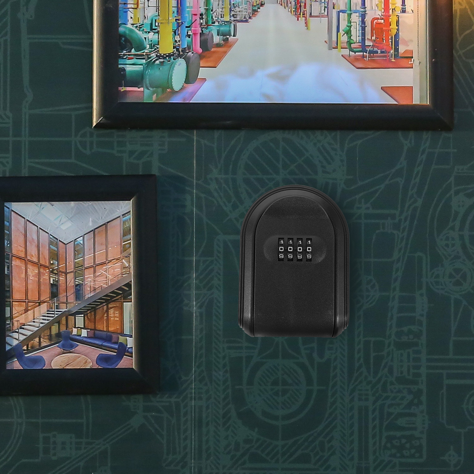 Outdoor Key Lock Box Wall Moun - Lockbox Key Secure ulasan dan harga