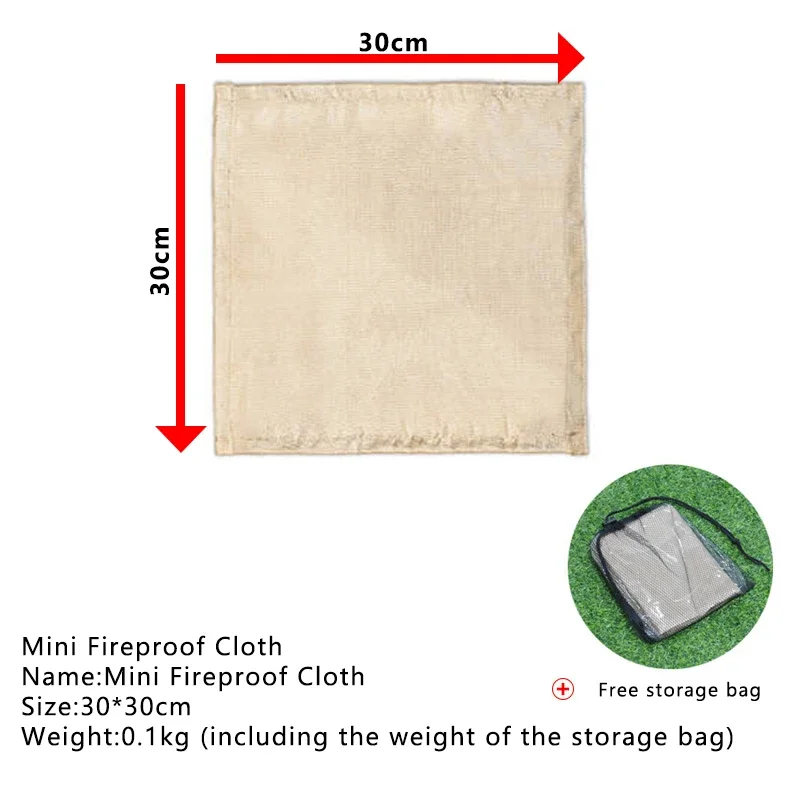 1pc Outdoor Camping Fireproof  - Fire Blanket Kitchen ulasan dan harga