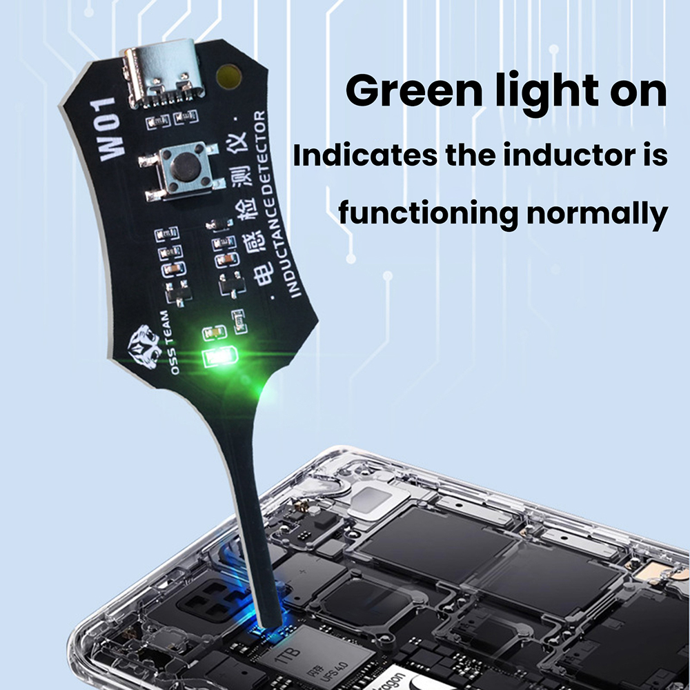 W01 Type C Inductance Tester M - Co Detector Plug ulasan dan harga