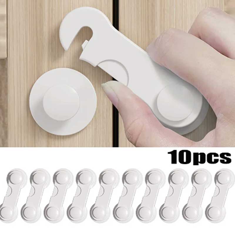 10pcs Baby Safety Locks Cabine - Medicine Cabinet Lock ulasan dan harga