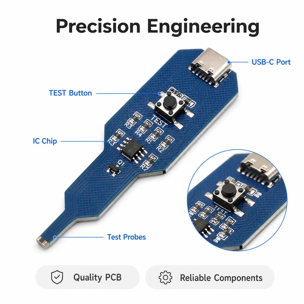 Inductance Tester Type-C/Batte - Co Detector Plug ulasan dan harga