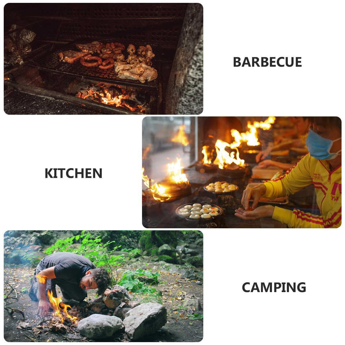 1Pcs Fire Retardant Fabric Fir - Fire Blanket Kitchen ulasan dan harga
