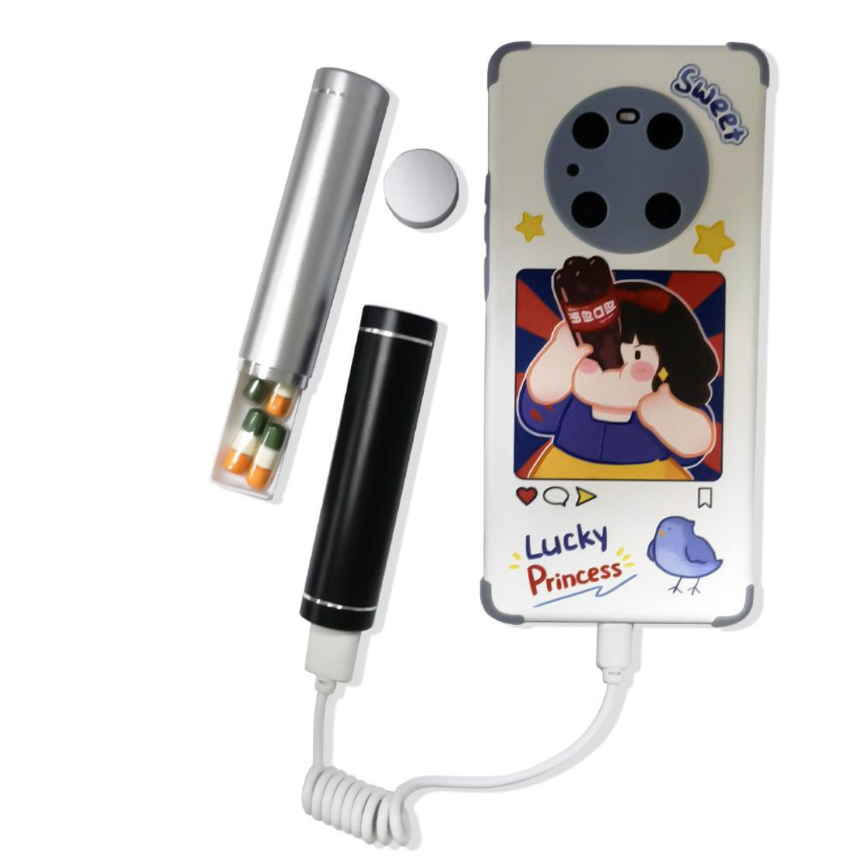 Camouflage Mini Power Bank Sig - Medicine Cabinet Lock ulasan dan harga