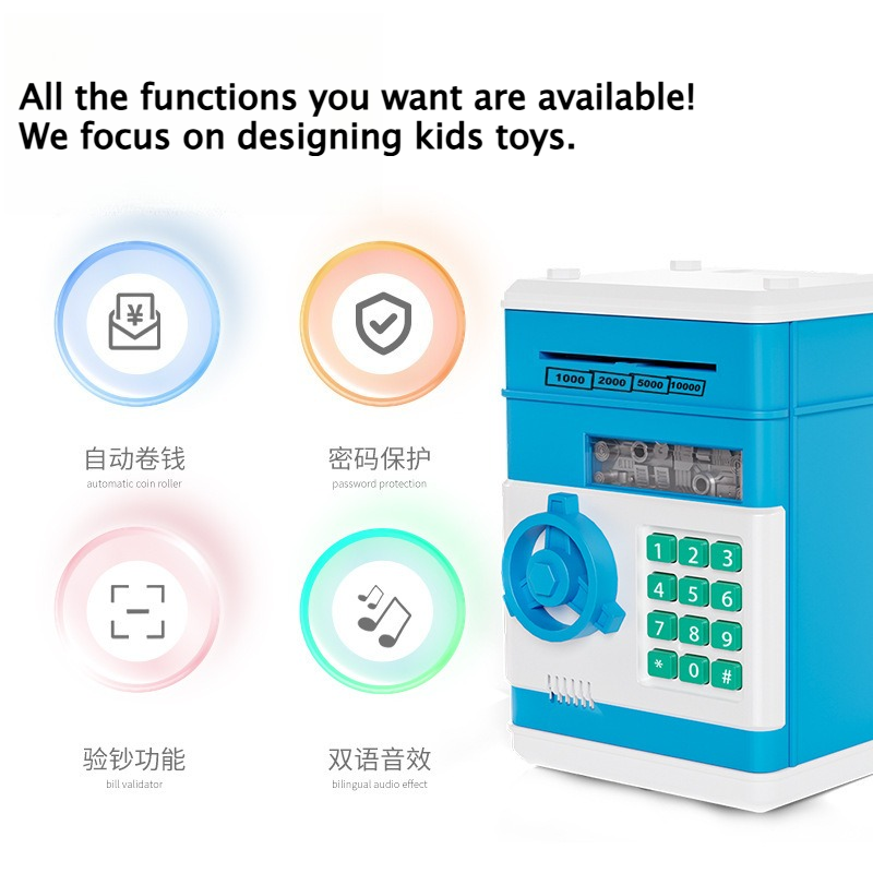Creative Kids Piggy Bank Autom - Lockbox Key Secure ulasan dan harga